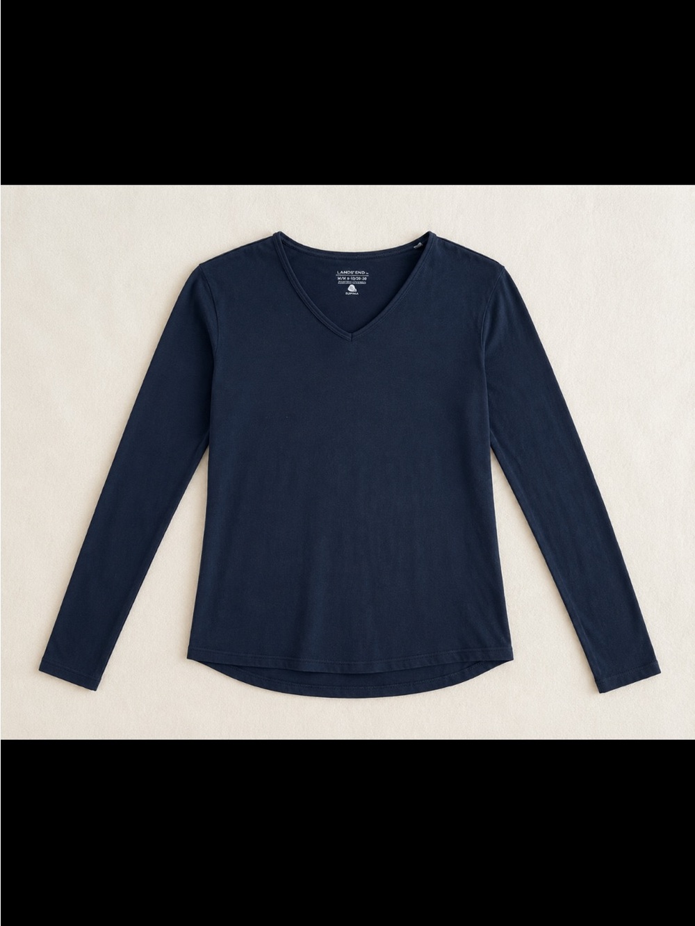 Segments Black VNeck Long Sleeve 100% Merino Wool Top Woman Medium Gorpcore FLAW